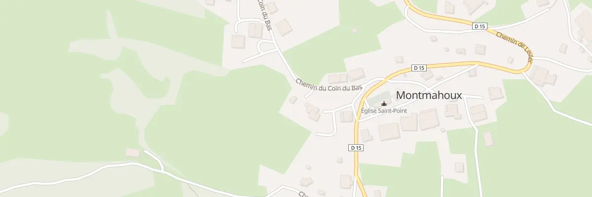 Plan de Fonteny à Montmahoux
