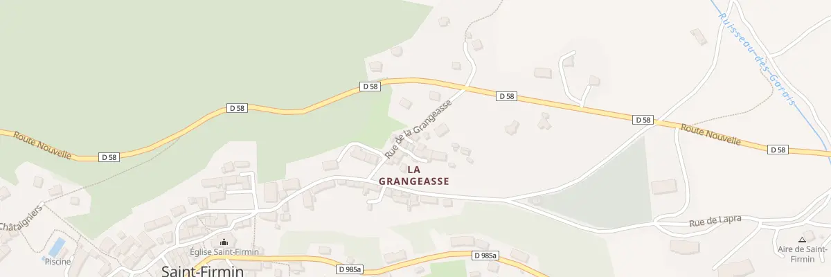 Plan du 13 Imp du Grun à Saint-Firmin