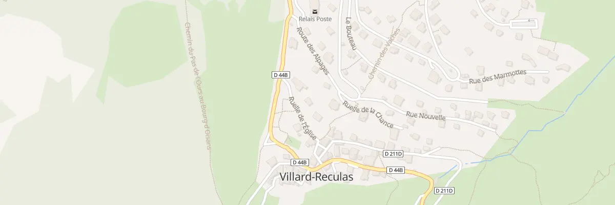 Plan du 5 Rle de l’Eglise à Villard-Reculas