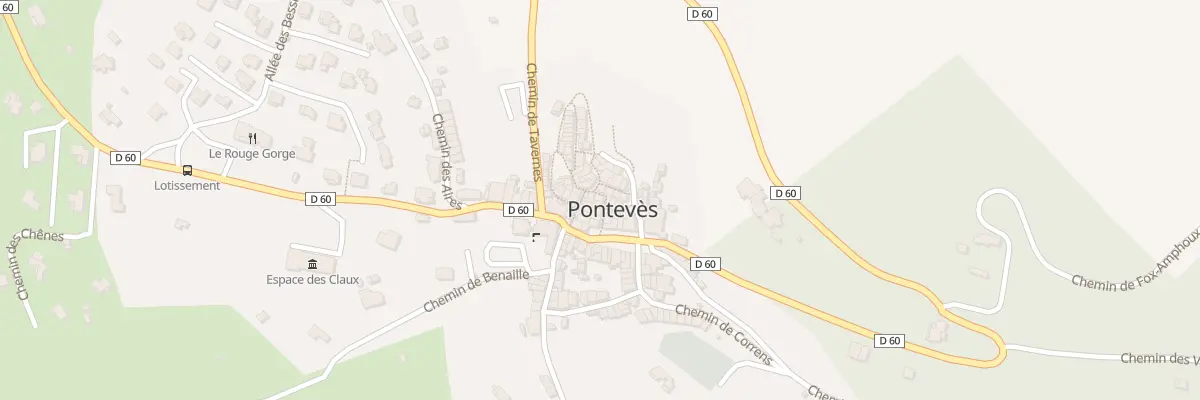 Plan du 5127 Rue du Portail à Pontevès