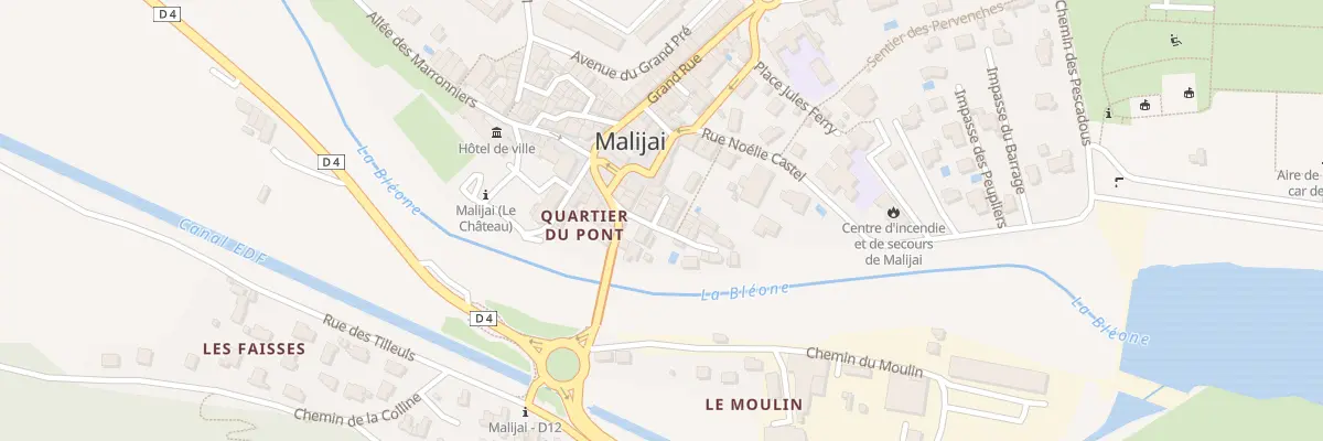 Plan du 9 Rue Sainte Madeleine à Malijai
