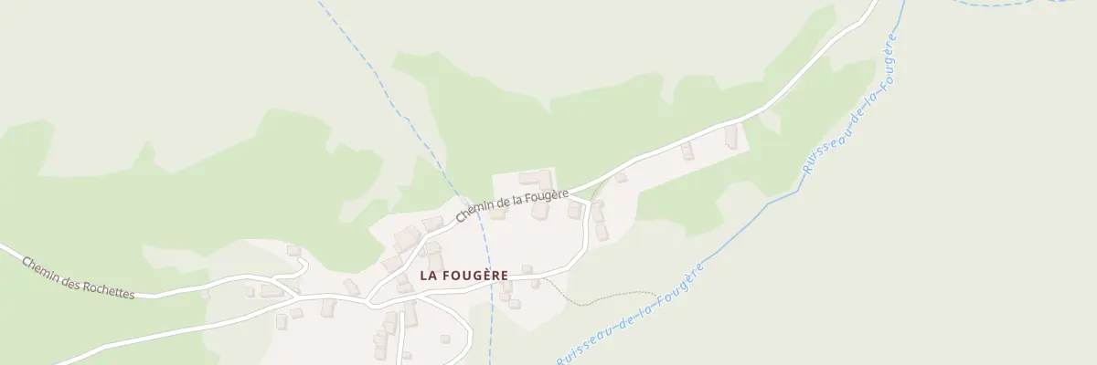 Plan du 751 Che de la Fougère à Thoiry