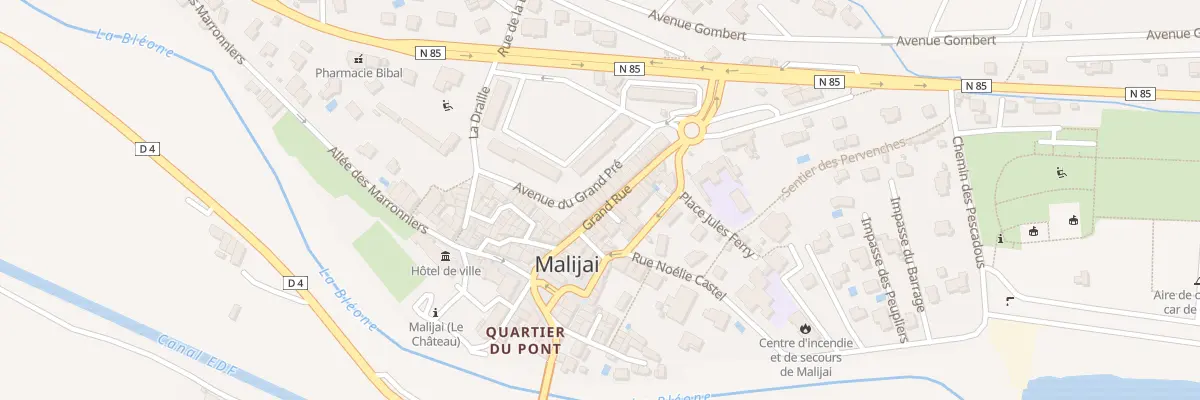 Plan du 21 Gr Grand Rue à Malijai