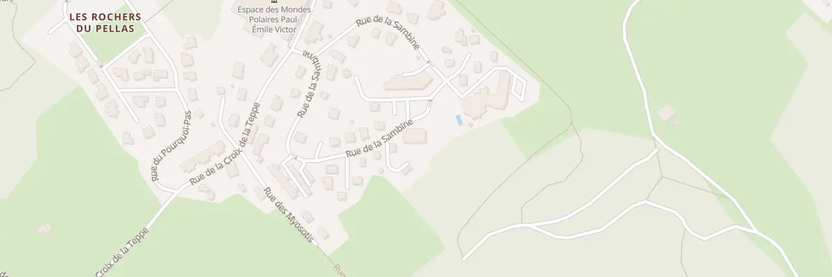 Plan du 338 Rue de la Sambine à Prémanon