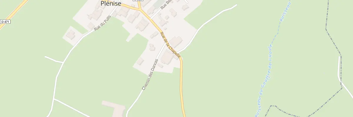 Plan du 8 Rue de la Chapelle à Plénise
