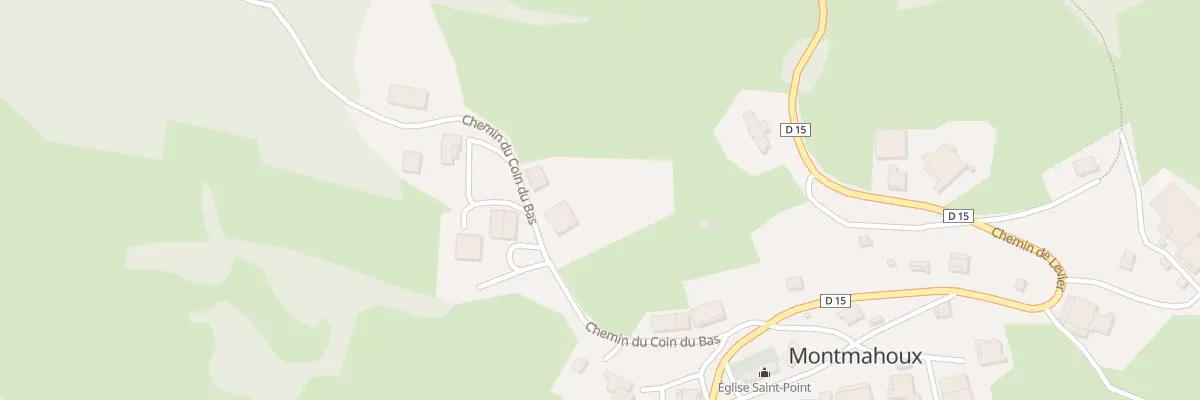 Plan du 3B Chem du Coin du Bas à Montmahoux