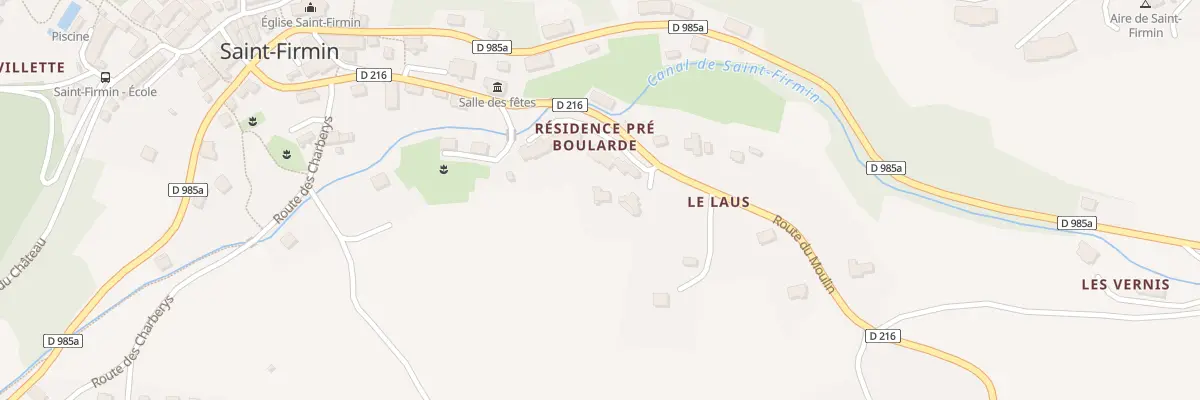 Plan du 5721F Sous le Canal à Saint-Firmin
