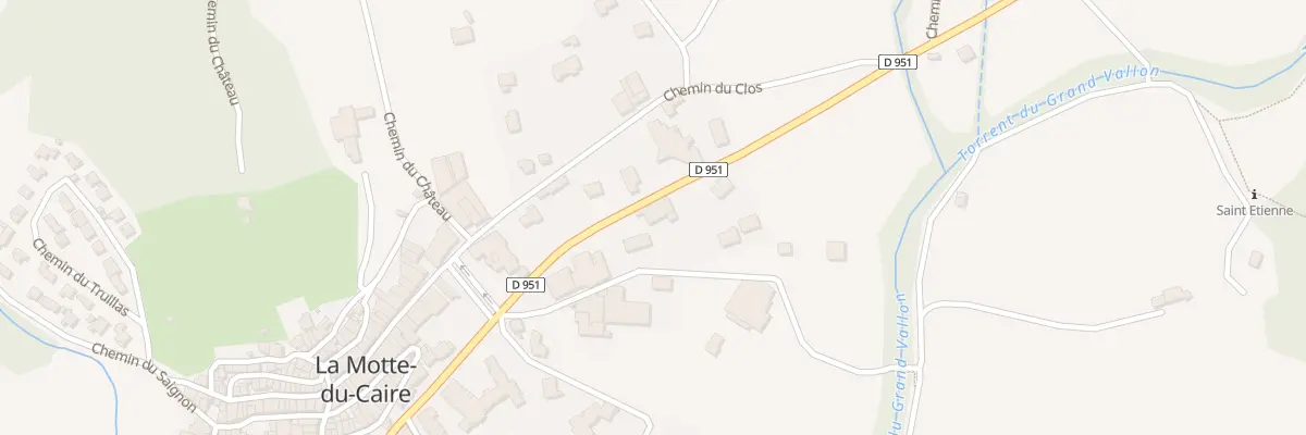 Plan du 5127 Le Village à La Motte-du-Caire