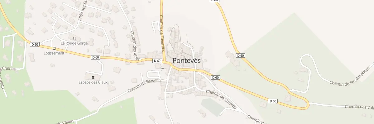 Plan du 5482 Rue du Portail à Pontevès