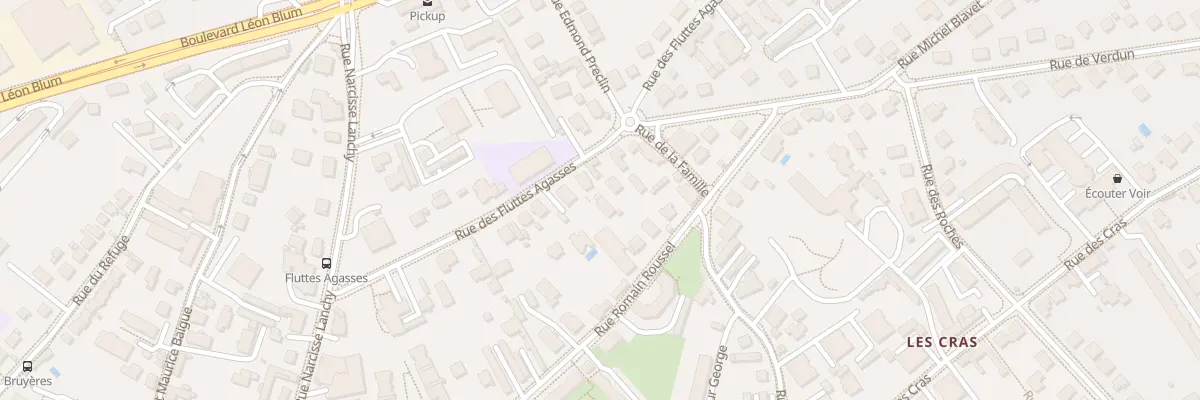 Plan du 28 Rue des Fluttes Agasses à Besançon