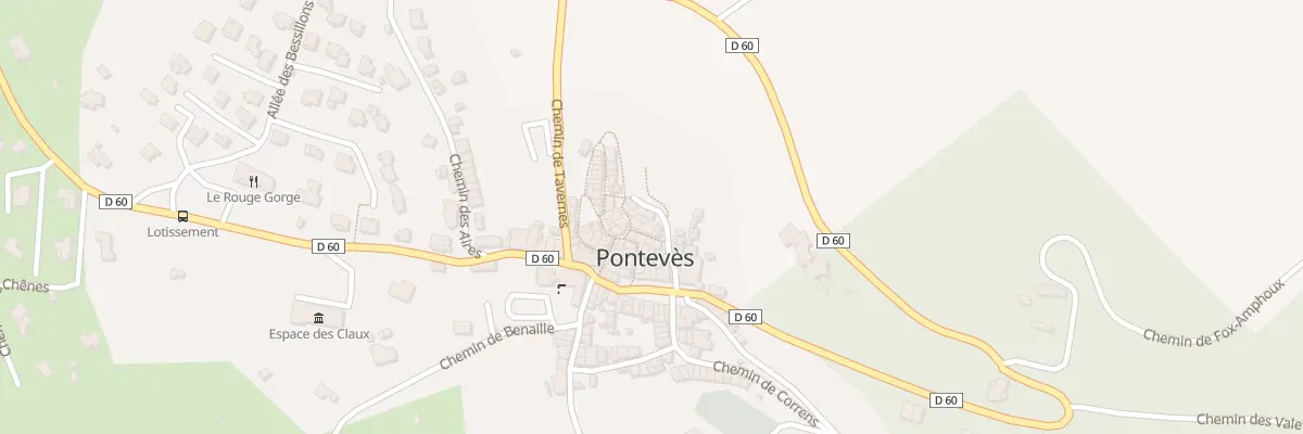 Plan du 5164 Mte du Château à Pontevès