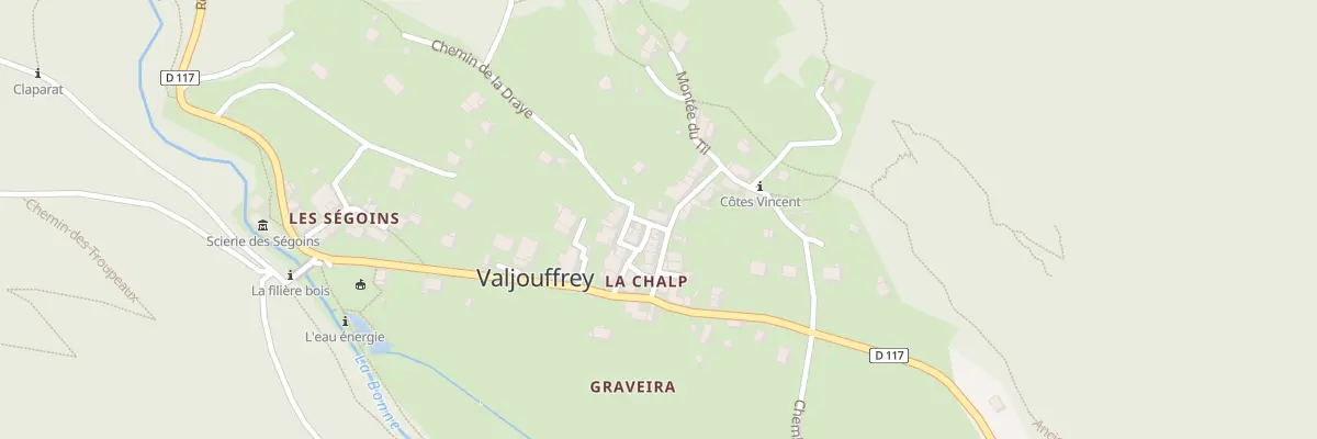 Plan du 2 Chem de la Draye à Valjouffrey