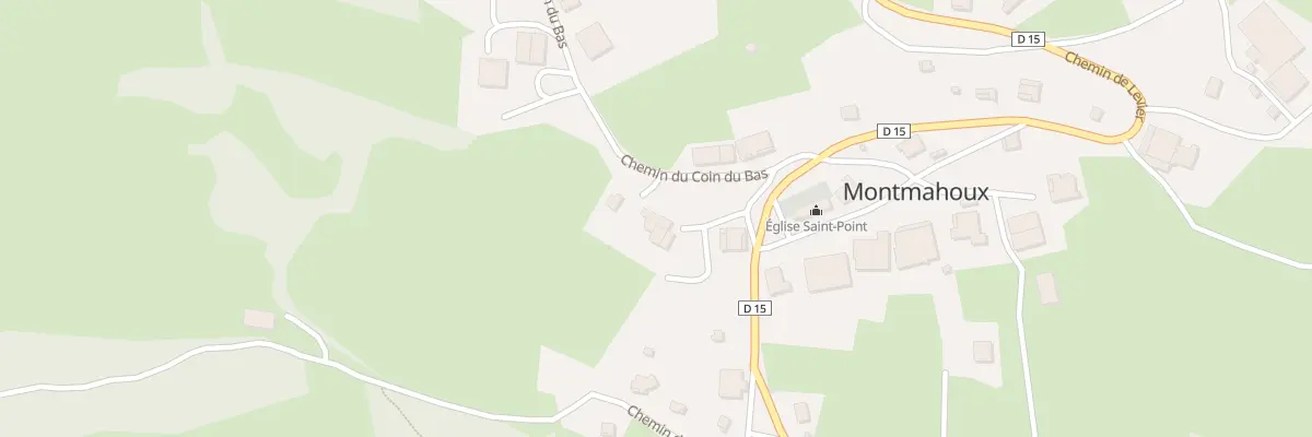 Plan du 2 Chem des Fontenys à Montmahoux