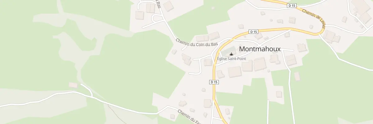 Plan du 5043 Fonteny à Montmahoux