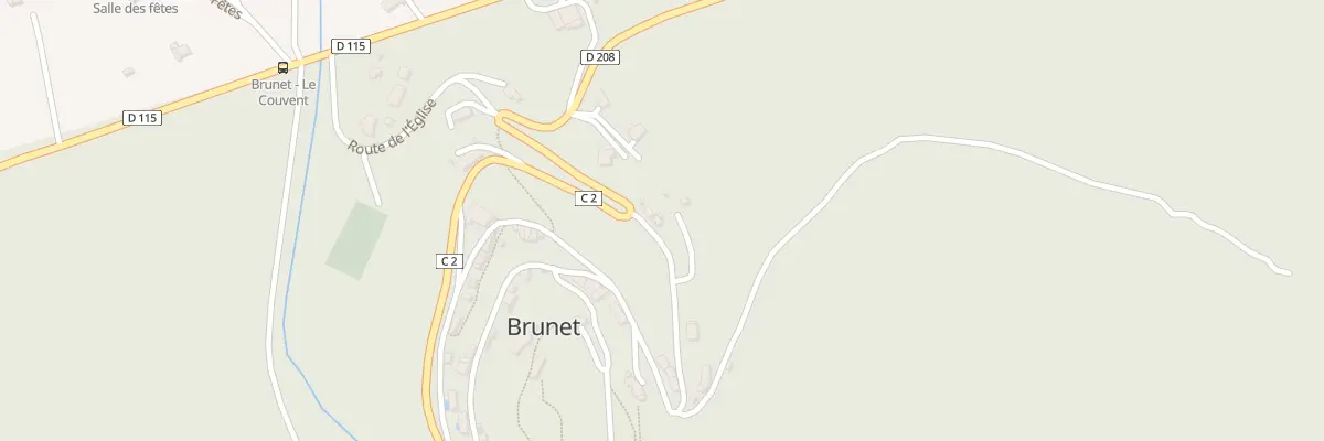 Plan du 7032 Le Village à Brunet
