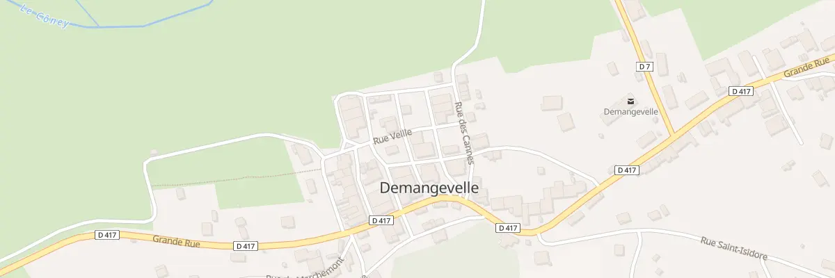 Plan du 6 Rue des Potiers à Demangevelle