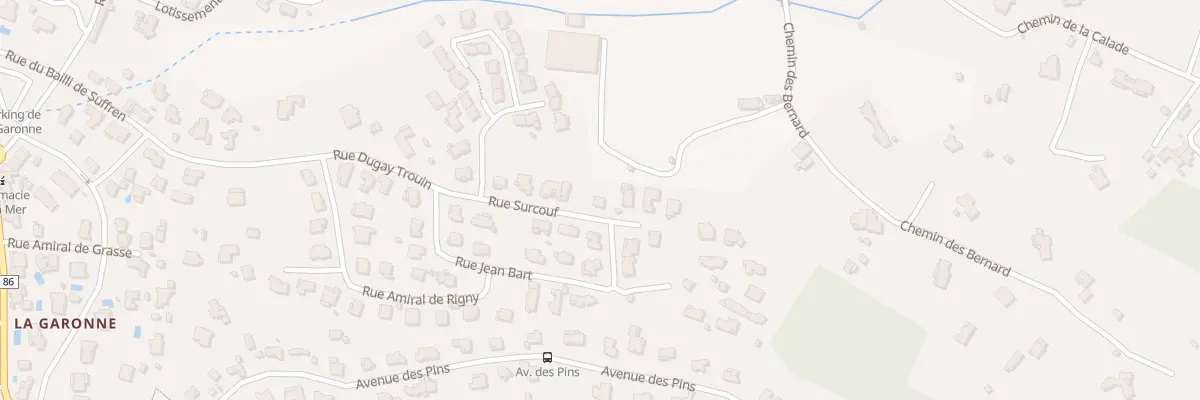 Plan du 48 Lot les Mas de la Garonne au Pradet