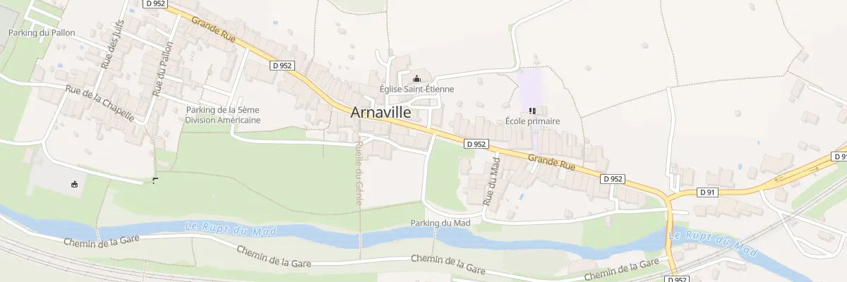 Plan du 70 Gr Grande Rue à Arnaville