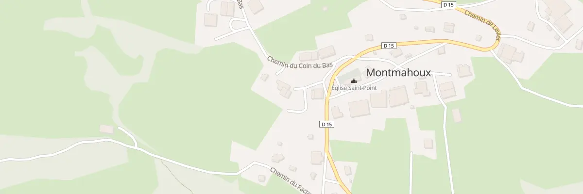 Plan du 6 Chem des Fontenys à Montmahoux