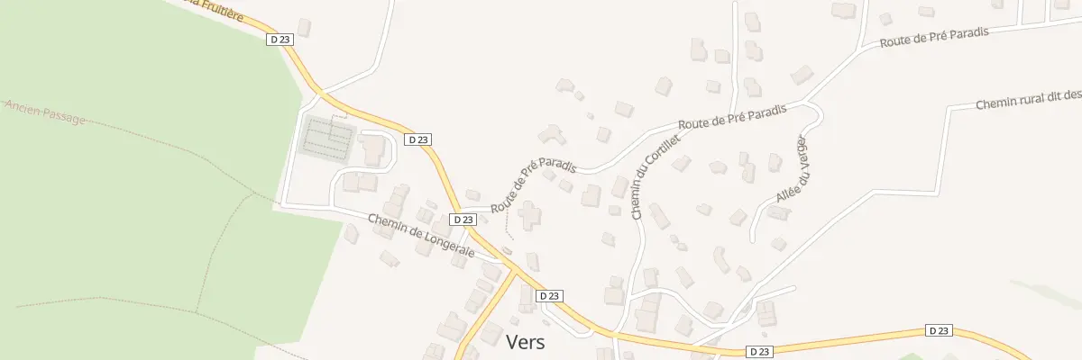 Plan du 120 Rte de Pré Paradis à Vers