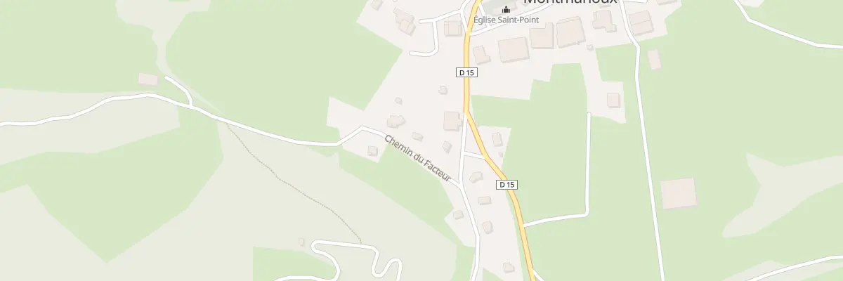 Plan du 5002 Che du Facteur à Montmahoux