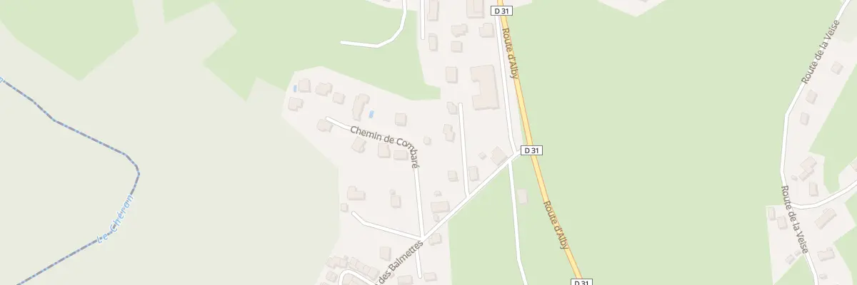 Plan du 110 Che de Combaré à Mûres