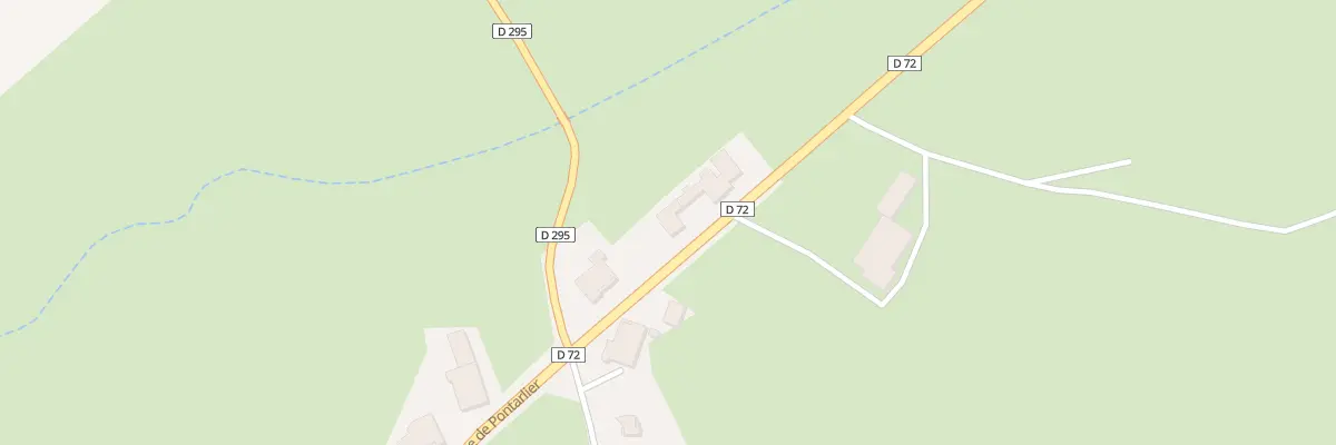 Plan du 5 Rue de Pontarlier à Villeneuve-d’Amont