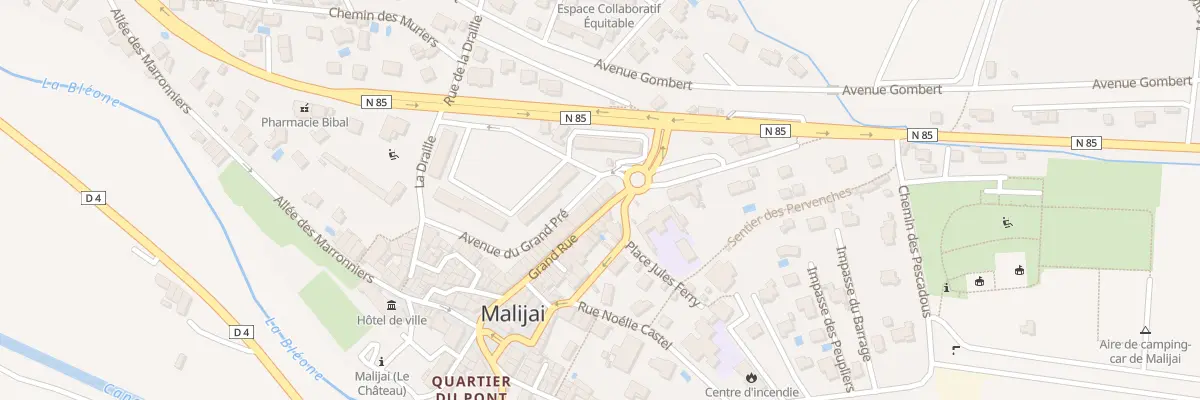 Plan du 43 Gr Grand Rue à Malijai