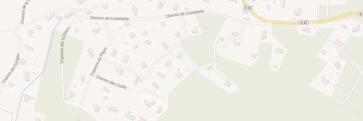 Plan du 9001 Coste Belle à Tavernes