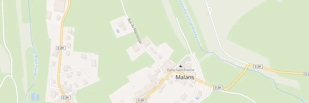 Plan du 6 Rue du Marronnier à Malans