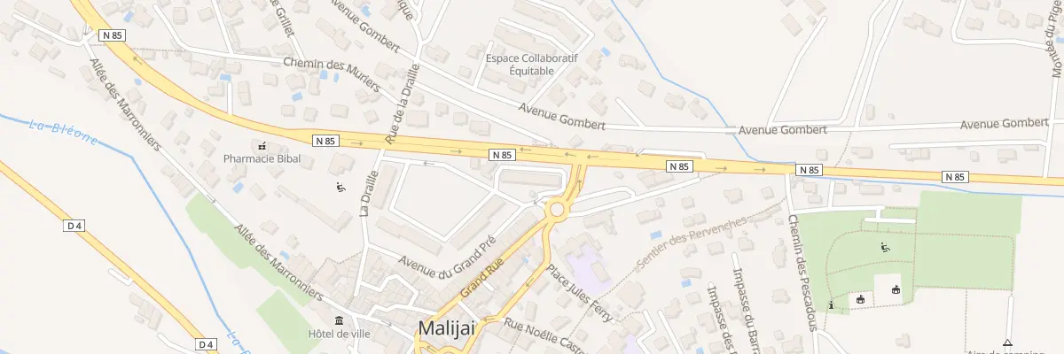 Plan du 5236 Av de la Haute Provence à Malijai
