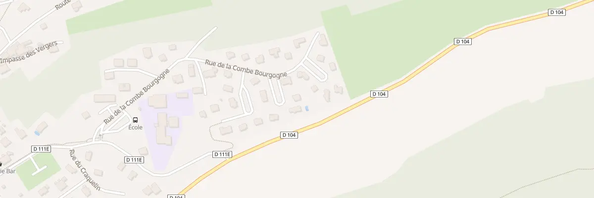 Plan du 26 Rue de la Combe Bourgogne à Fontain