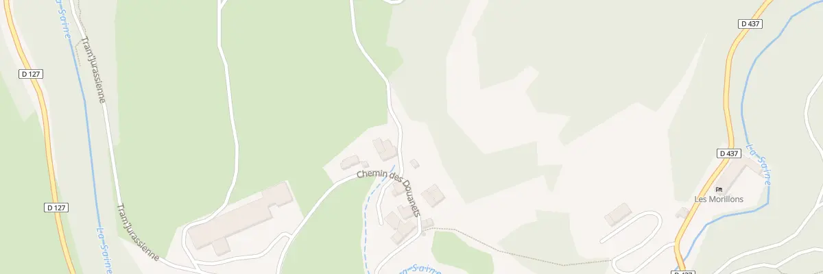 Plan du 505 Che des Douanets à Foncine-le-Bas