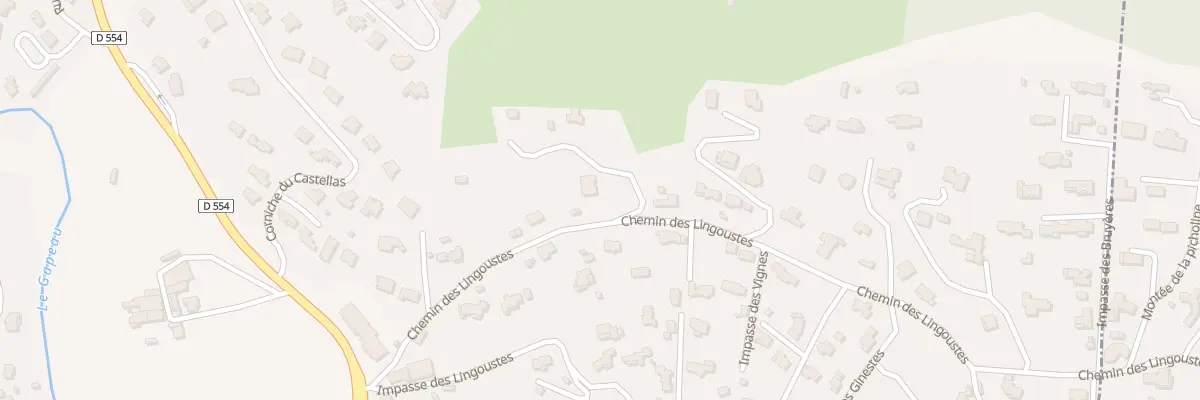 Plan du 279 Che des Lingoustes à Solliès-Toucas