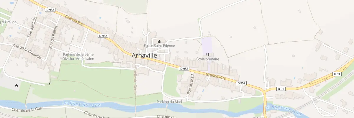Plan du 68 Gr Grande Rue à Arnaville