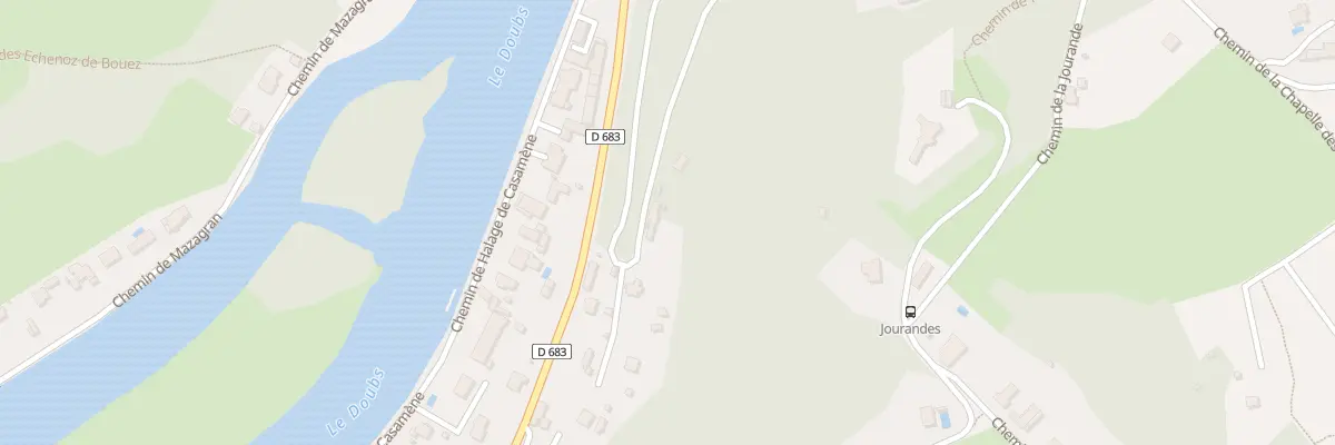 Plan du 20 Che de Malpas à Besançon