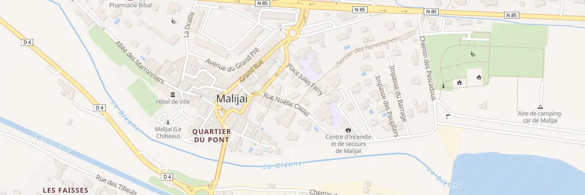 Plan du 5 Rue Noélie Castel à Malijai