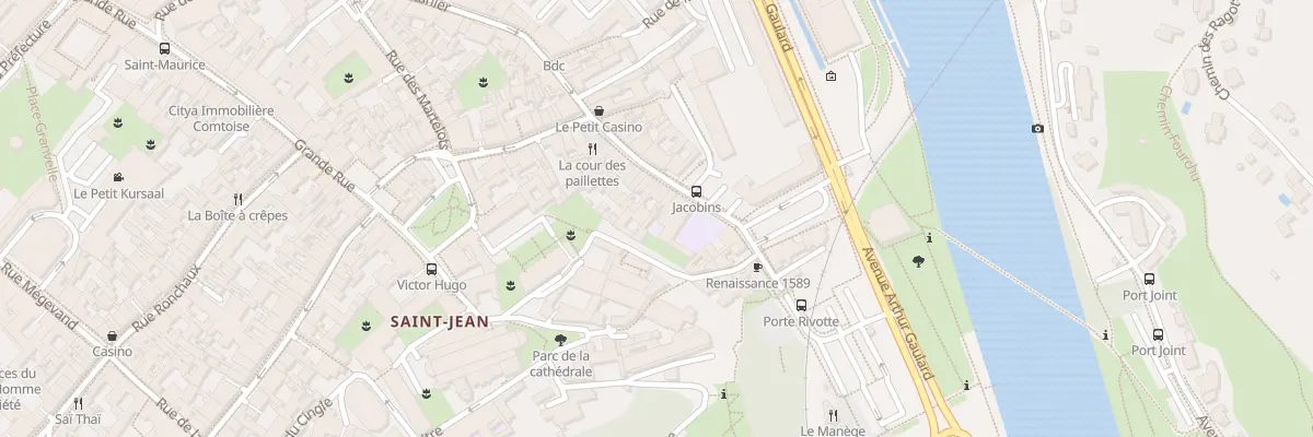 Plan du 24 Rue Rivotte à Besançon