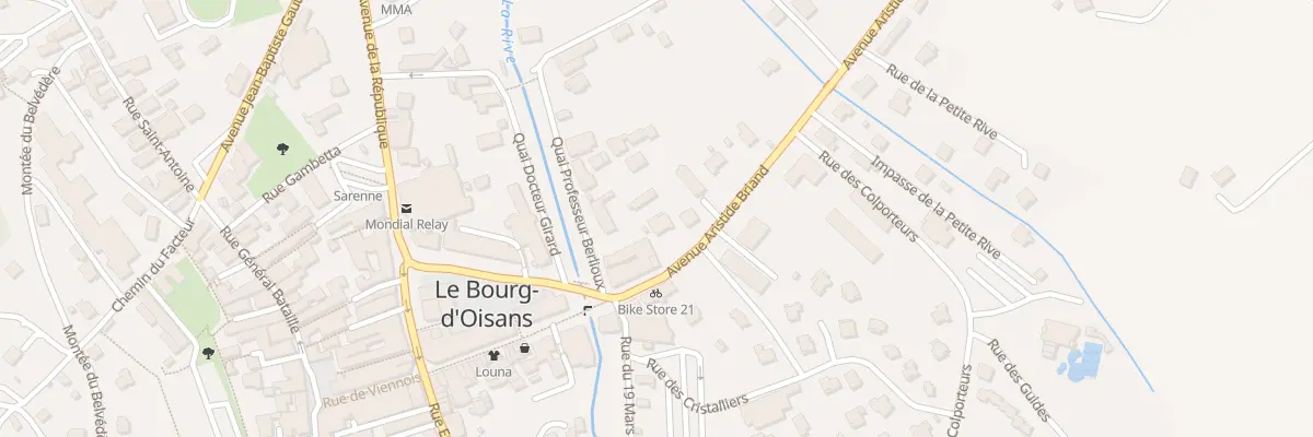 Plan du 71 Av Aristide Briand au Bourg-d’Oisans