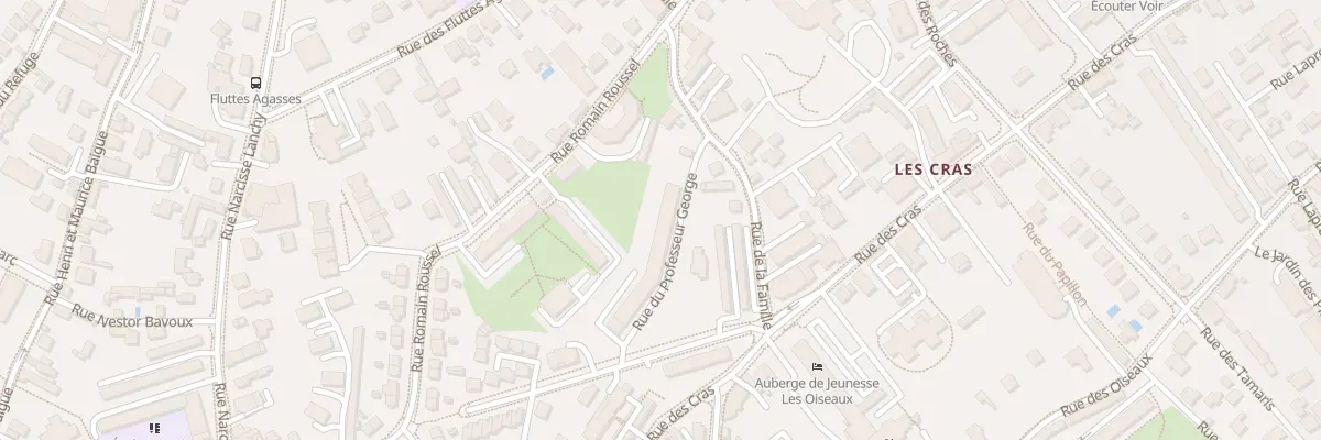 Plan du 1 Rue Professeur George à Besançon