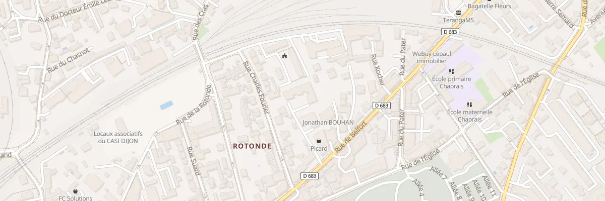 Plan du 83A Rue de Belfort à Besançon