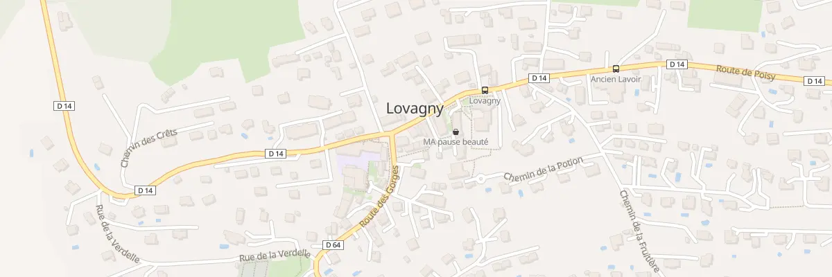 Plan du 18 Rte de Poisy à Lovagny