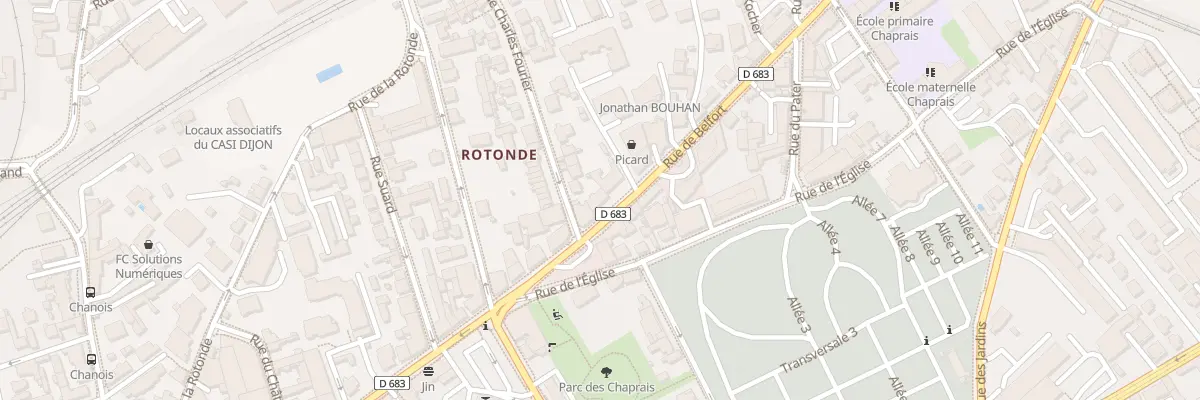 Plan du 79 Rue de Belfort à Besançon