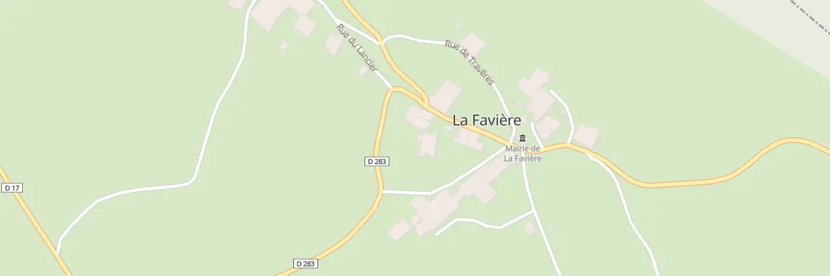 Plan du 4 Rue Principale à La Favière