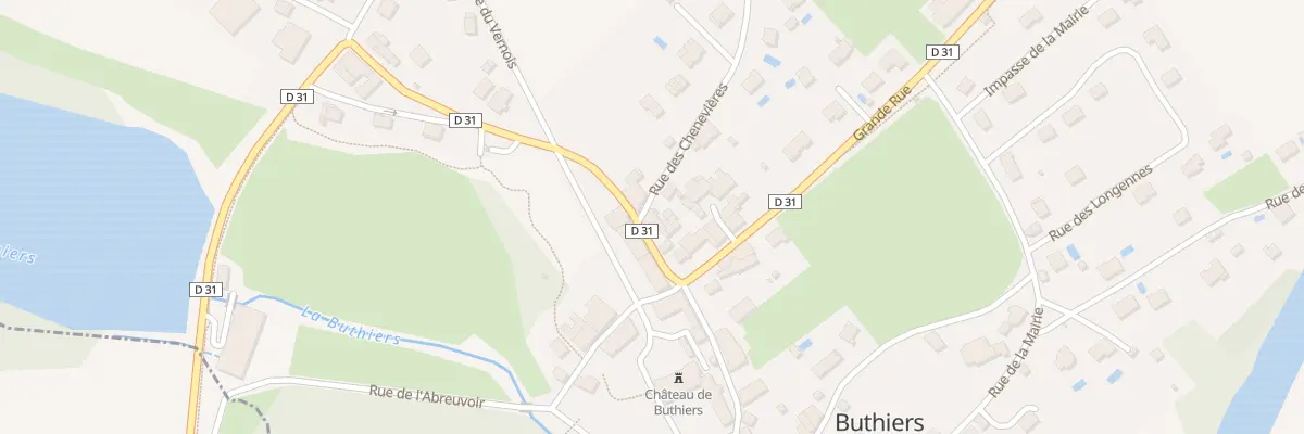 Plan du 2 Rue des Chenevières à Buthiers