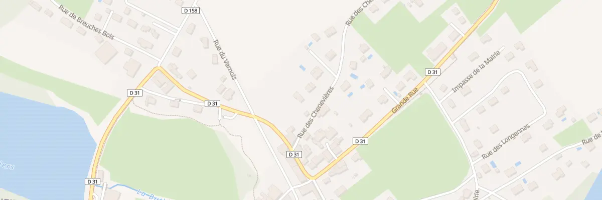 Plan du 1 Rue des Chenevières à Buthiers