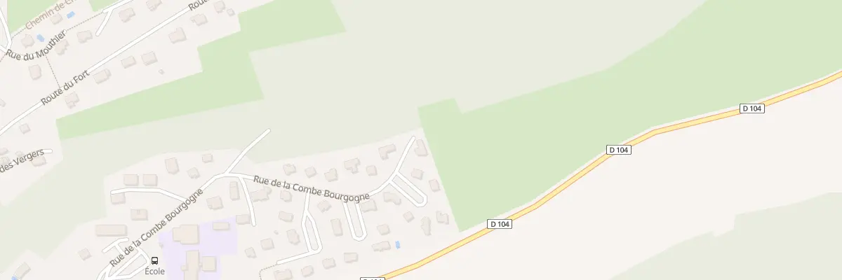 Plan du 42 Rue de la Combe Bourgogne à Fontain