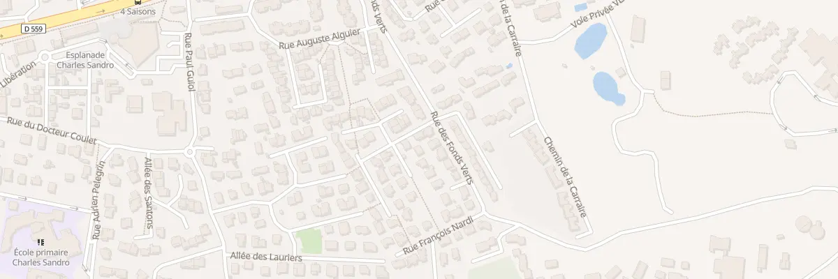 Plan du 21 Rue Pierre Letuaire au Pradet