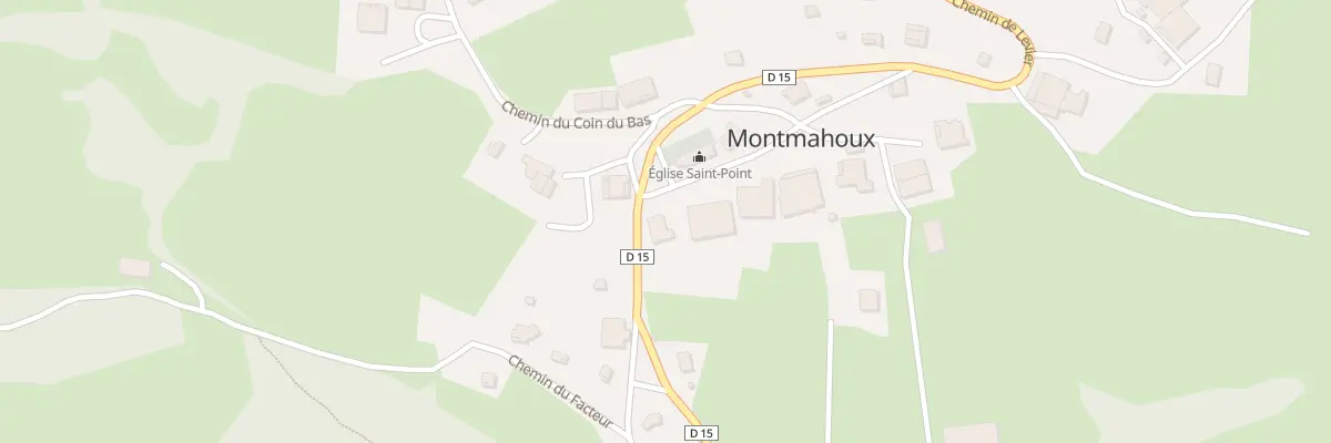 Plan du 3 Che de Levier à Montmahoux