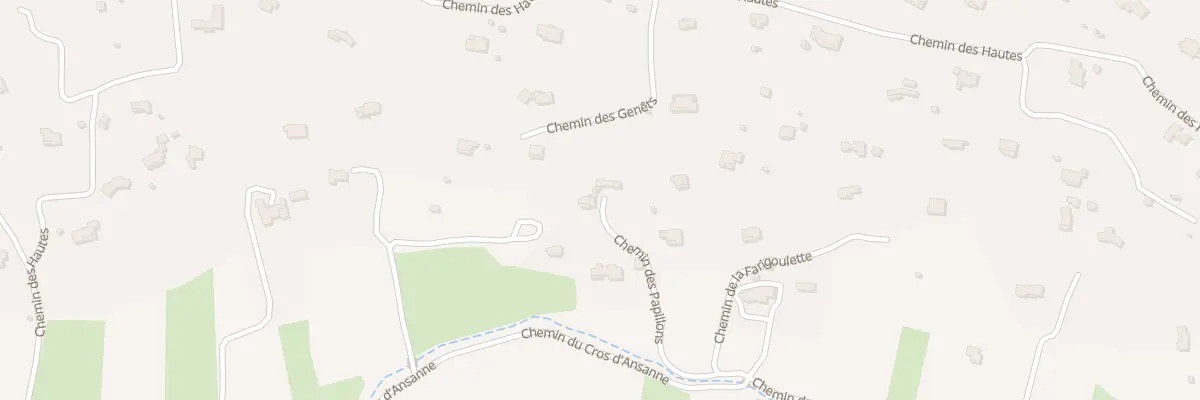 Plan du 1F Che des Papillons à Néoules